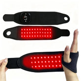 Red Light Therapy Wrist Massager, Heat Vibration Support with 36 LEDs