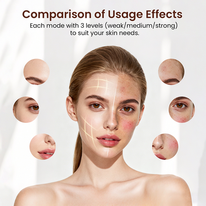 FDA-Cleared 3D LED Face Mask with 4 Modes, 336 Beads, Portable Red & Infrared Light Therapy for Home, Travel, Yoga & Sleep